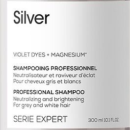 Silver Shampoo per capelli grigi e bianchi, neutralizza i riflessi gialli
